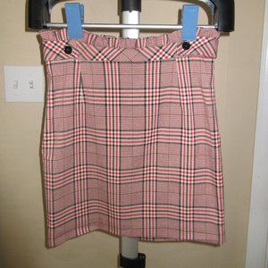 Express Plaid Skirt